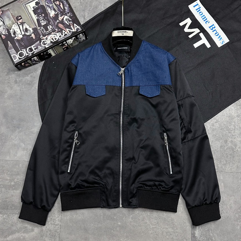 Áo Khoác Gió DSQ2 phối họa tiết siêu sang chuận siêu cấp hot new 2024.