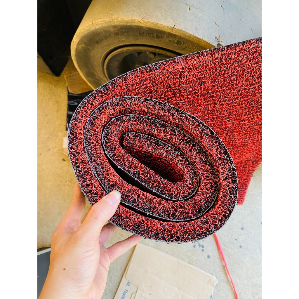 Thảm lót sàn ô tô, xe bằng bằng rối chống trơn trượt êm chân dày 2cm