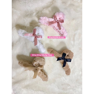 🍓🍓 kẹp lông đính nơ 2 bên size 11cm 🍓🍓