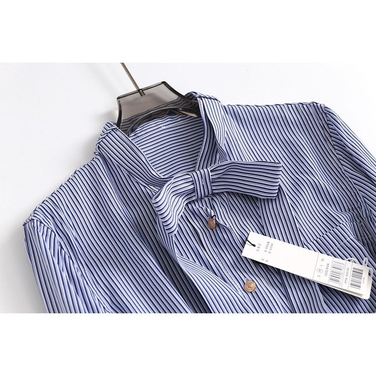 V854 Áo sơ mi kẻ xuất dư của PEACEBIRD