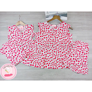 Đồ bộ tole lanh cho mẹ và bé gái, set đồ đôi cho mẹ và bé, đồ cặp cho mẹ và bé shop thỏ baby kids