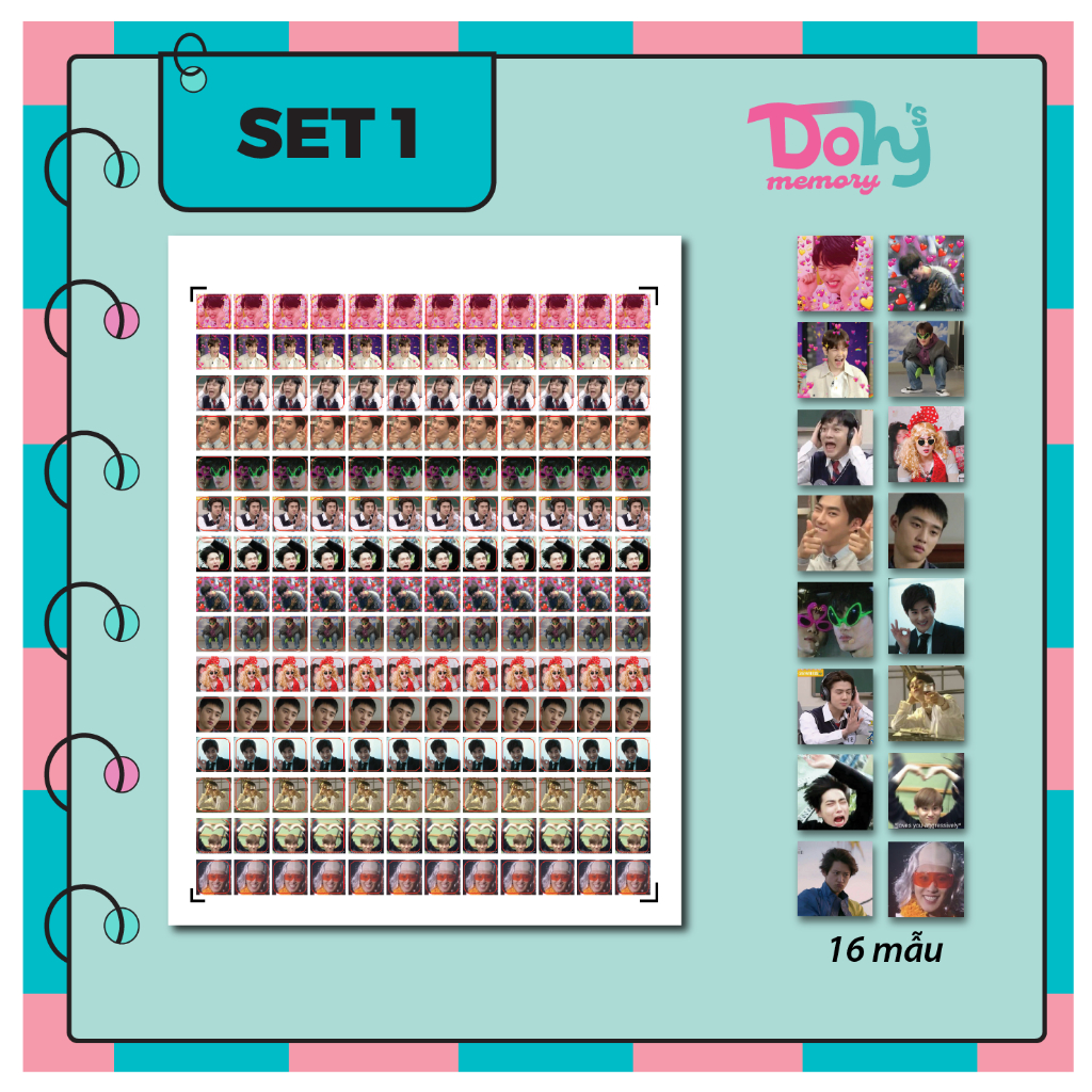 Set 192 sticker/hình dán meme, hài hước cho giáo viên, học sinh, sinh viên - Thiết kế theo yêu cầu - Dohy Memory