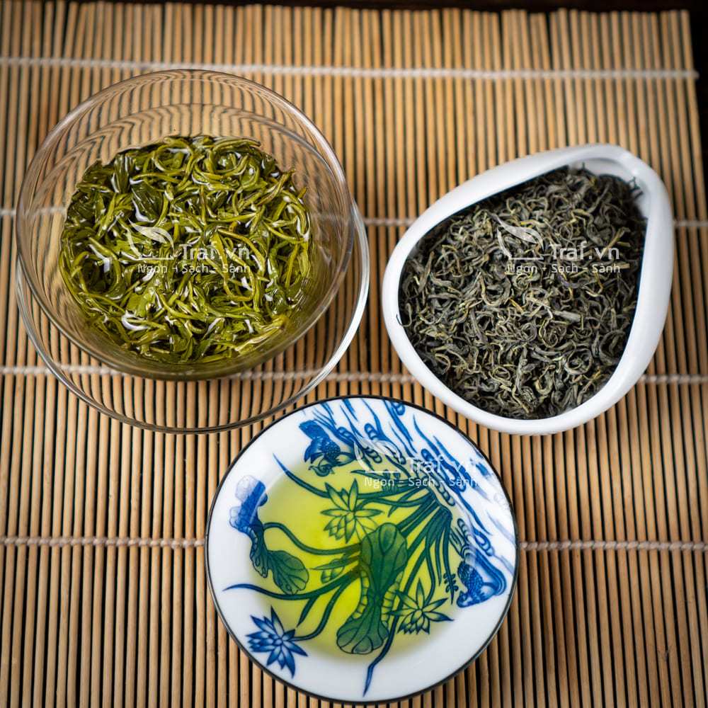 Chè Thái Nguyên dạng hộp thiếc , trà nỗn tôm thượng hạng Vạn Thọ Trà