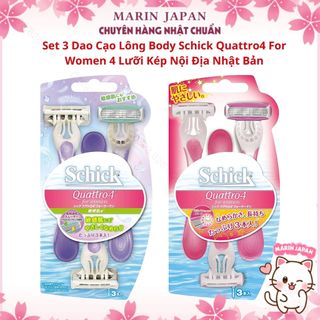 Dao Chuyên Dụng Để Cạo Lông Body Hãng Sckick Hàng Nội Địa Nhật Bản