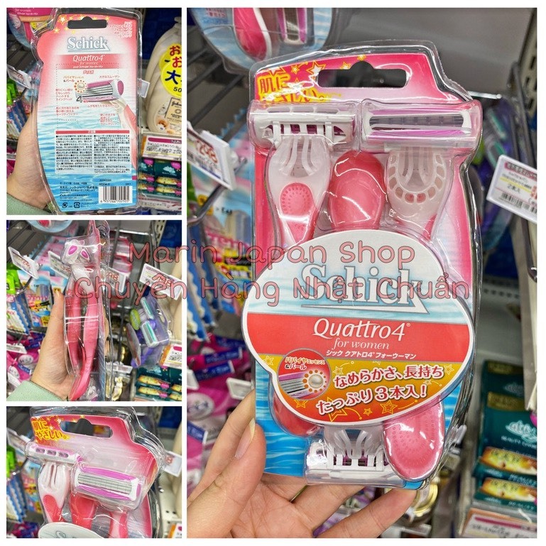 Dao Chuyên Dụng Để Cạo Lông Body Hãng Sckick Hàng Nội Địa Nhật Bản