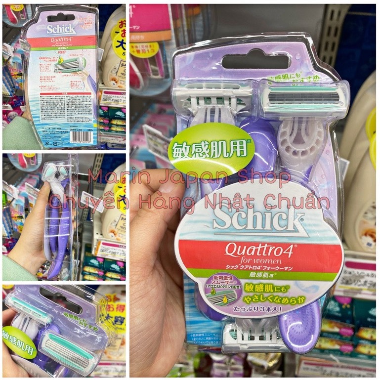 Dao Chuyên Dụng Để Cạo Lông Body Hãng Sckick Hàng Nội Địa Nhật Bản