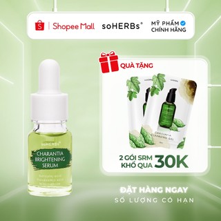 Serum khổ qua soherbs dưỡng sáng da mờ thâm mụn - charantia brightening serum 10ml