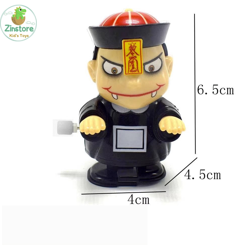 Đồ chơi zombie cương thi đi bộ lắc đầu vặn dây cót con ma biết đi trang trí halloween hottrend 2024