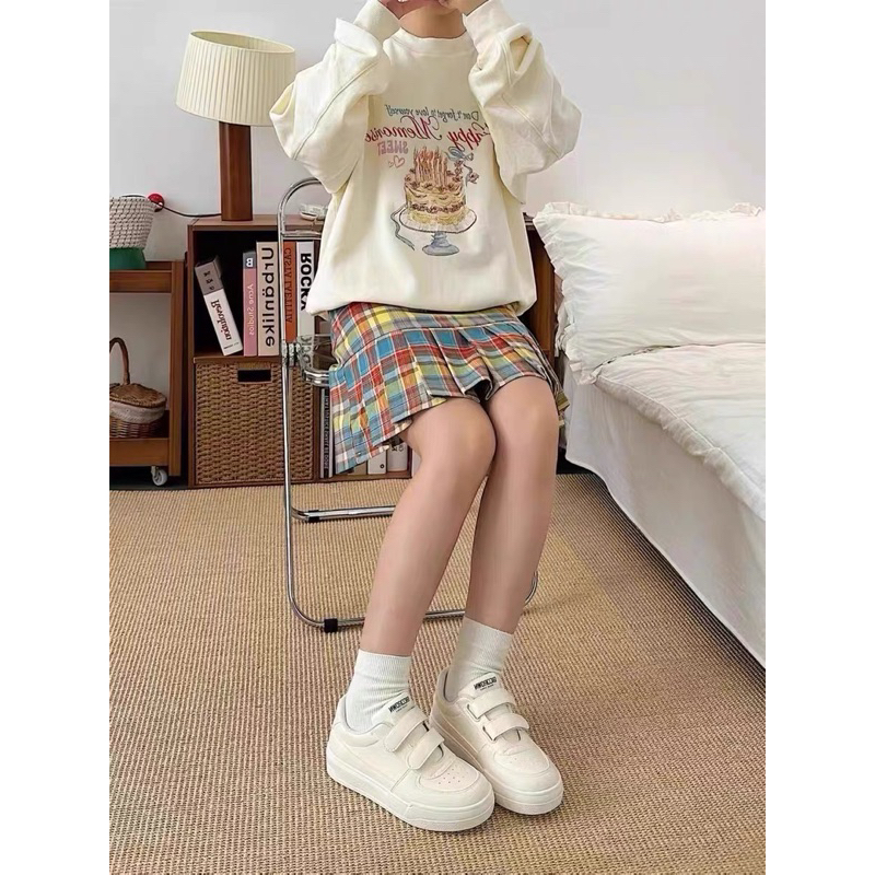 Giày thể thao quai dán full box- Giày sneaker quai dán Bibrown