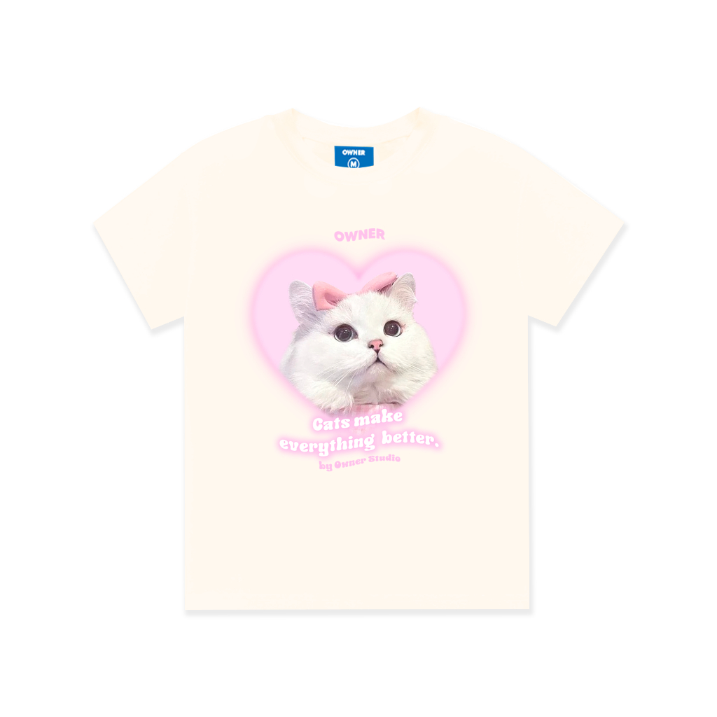 Áo Thun Nữ Local Brand MEOW BABY Tee Owner Ôm Body