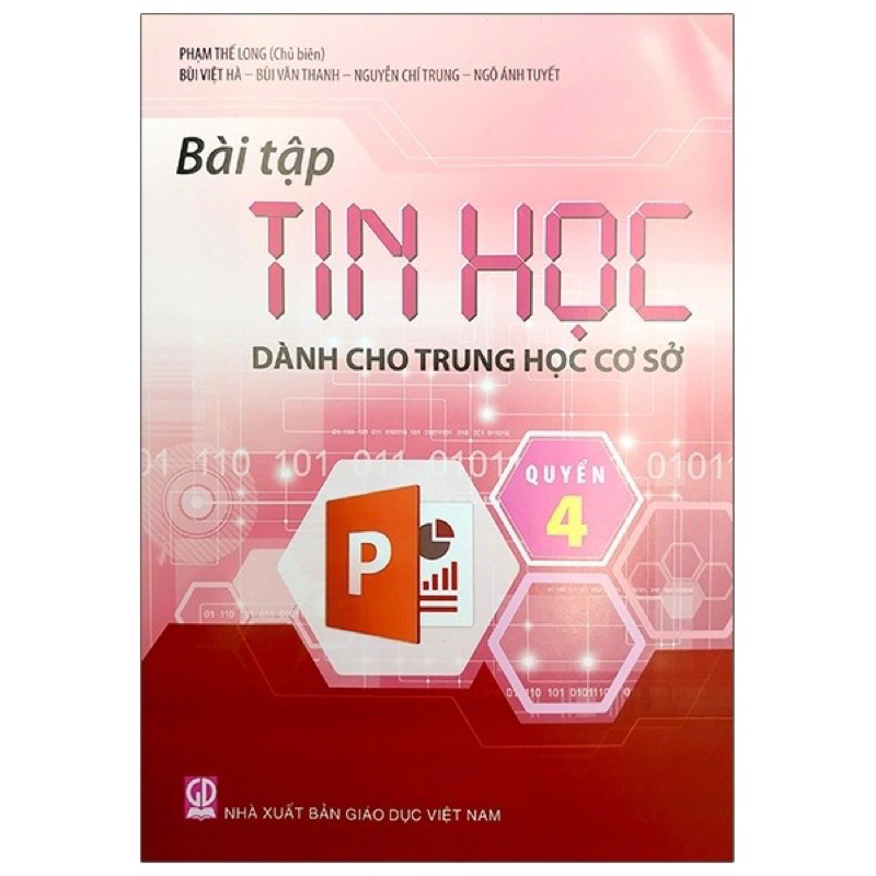 Tin học 9, tin học quyển 4 kèm 1 bút chì cao cấp