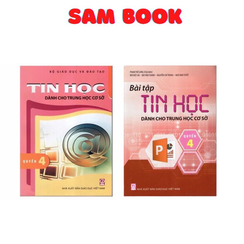 Tin học 9, tin học quyển 4 kèm 1 bút chì cao cấp