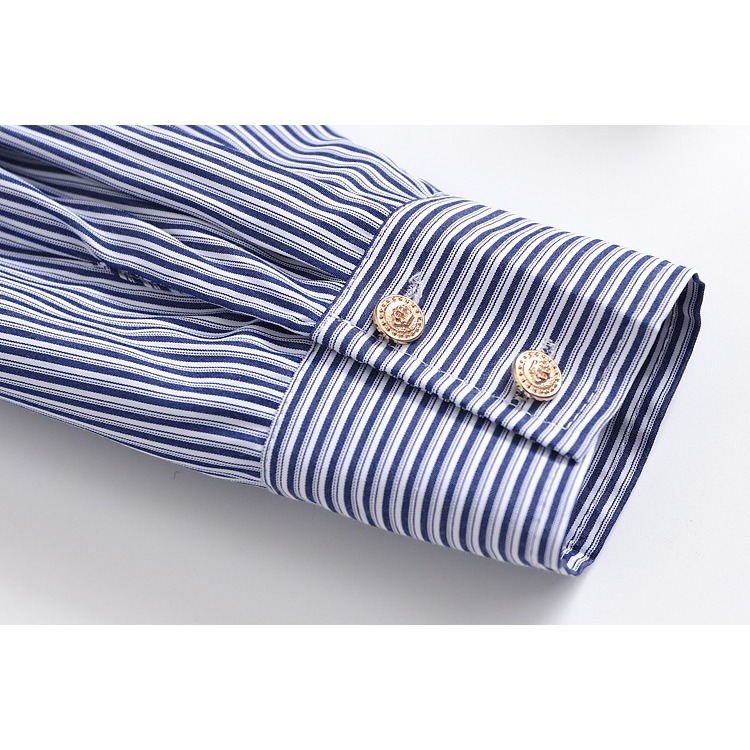 V854 Áo sơ mi kẻ xuất dư của PEACEBIRD