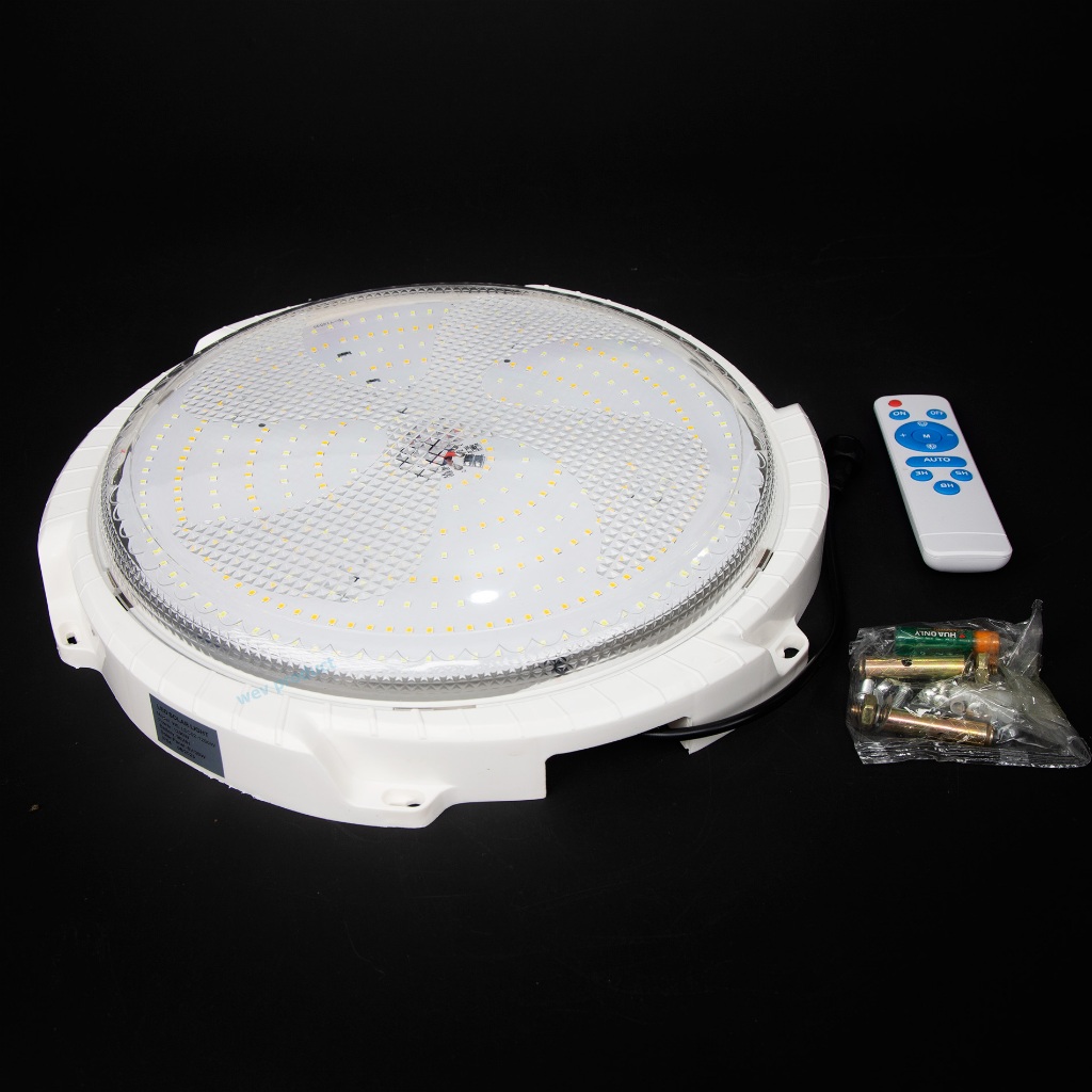 Đèn trần năng lượng mặt trời 3 Màu Đèn năng lượng mặt trời trong nhà 300W 600W 800W 1200W