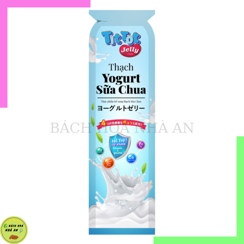 Thạch Sữa Chua Trái Cây TITTOT | CÔNG NGHỆ NHẬT BẢN