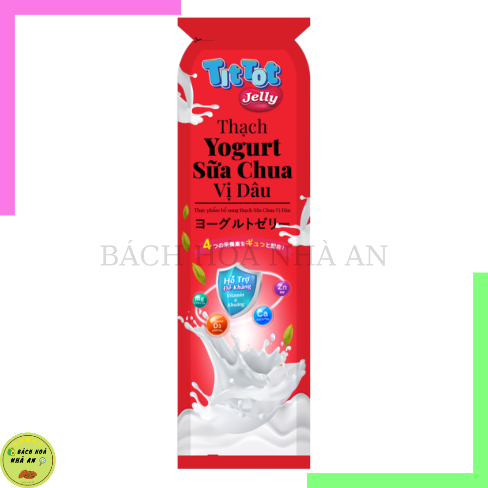 Thạch Sữa Chua Trái Cây TITTOT | CÔNG NGHỆ NHẬT BẢN