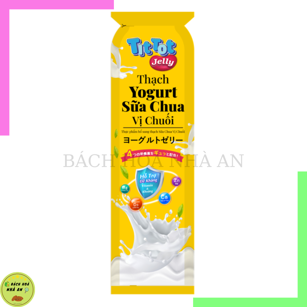 Thạch Sữa Chua Trái Cây TITTOT | CÔNG NGHỆ NHẬT BẢN
