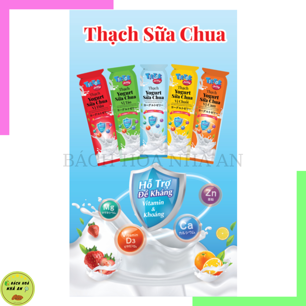Thạch Sữa Chua Trái Cây TITTOT | CÔNG NGHỆ NHẬT BẢN