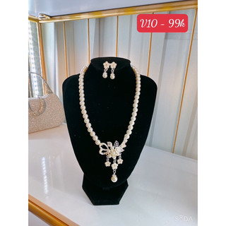 Bộ trang sức ngọc trai quà tặng tri ân Linh trà y hình chụp thật