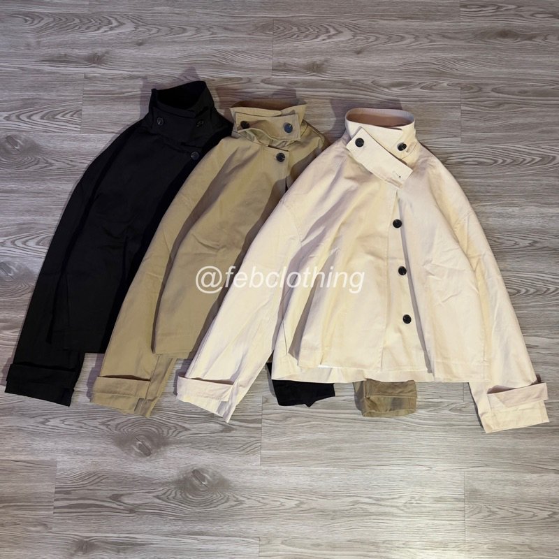Trench coat lửng xuất Hàn