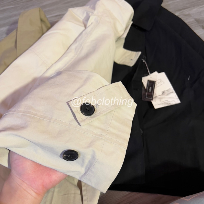 Trench coat lửng xuất Hàn