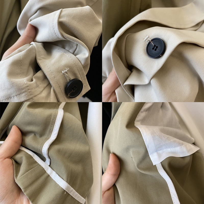 Trench coat lửng xuất Hàn