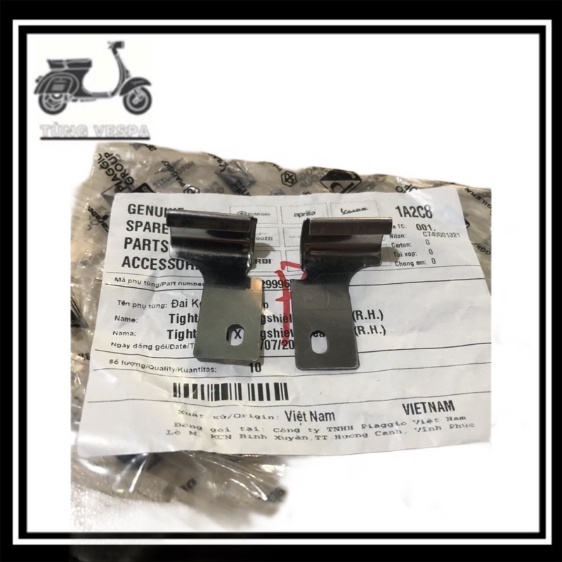 Kẹp inox Nẹp Yếm Vespa Lx , Hàng chuẩn, giá tốt nhất shopee