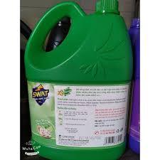 Nước Rửa Chén Swat Siêu Sạch Hương Sả Chanh 2Kg&4Kg thơm dịu sạch bóng vết dầu mỡ