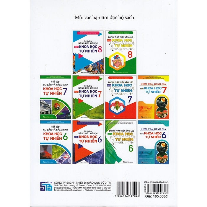 Sách - Bài tập phát triển năng lực môn Khoa học tự nhiên 8