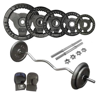Combo 20kg tạ gang, 2 đòn tạ tay 35cm và 1 đòn dài 1m2 tặng găng tay, tạ gang lỗ phi 30, đòn tạ sắt xi phi 27