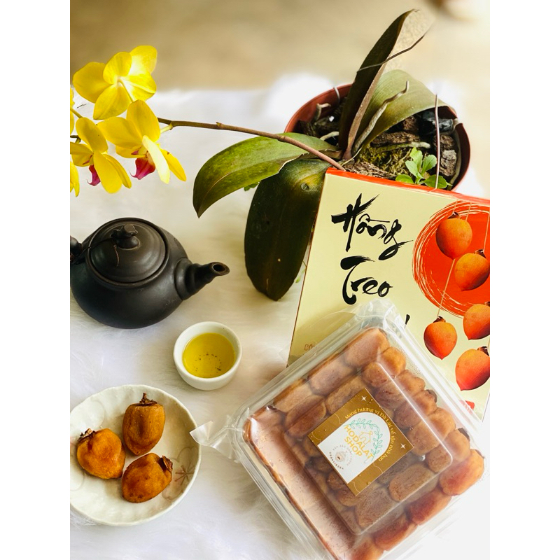 Hồng treo gió dẻo, ngọt tự nhiên chình gốc đà lạt sản xuất theo tiêu chuẩn nhật bản hàng đảm bảo không chất bảo quản
