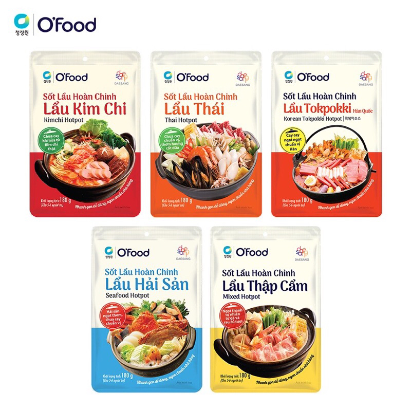 Sốt lẩu ofood gói 180g
