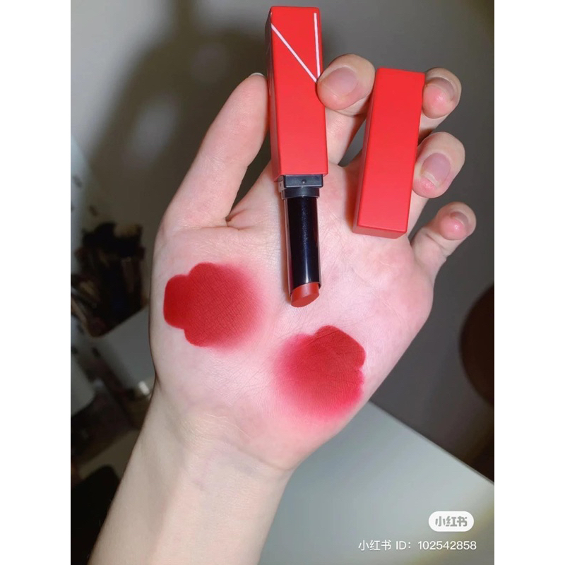 Son Nars Powermatte màu 132 Dragon Girl đỏ ruby mini