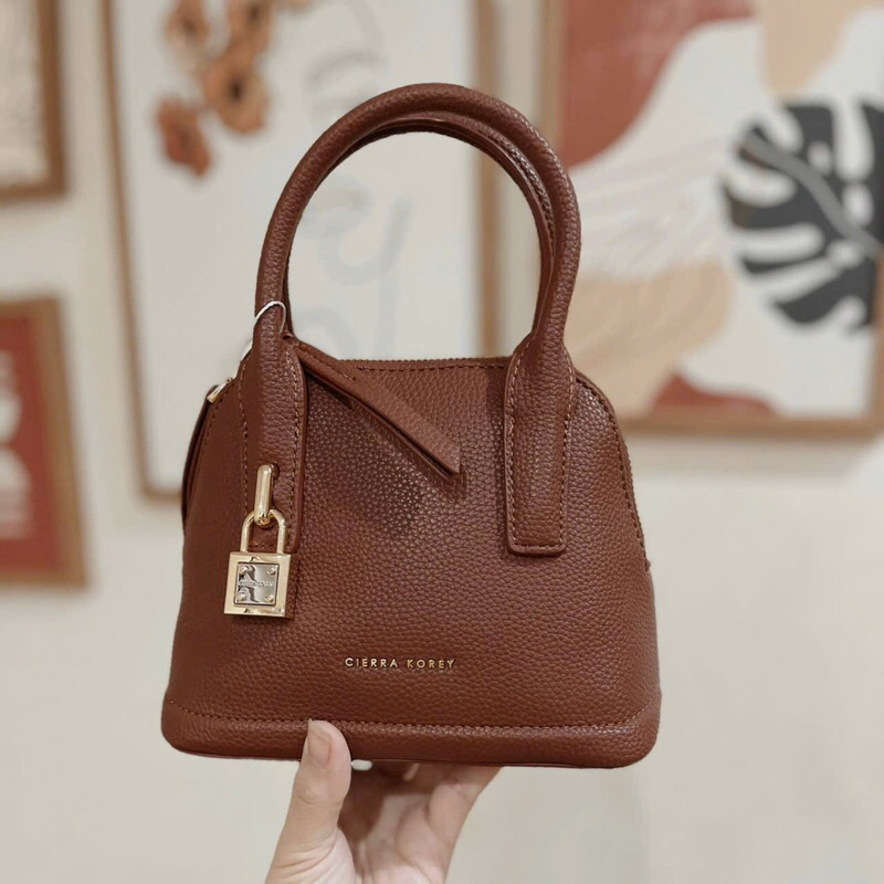 Túi nữ xách tay CIERRA KOREY chính hãng size 19cm