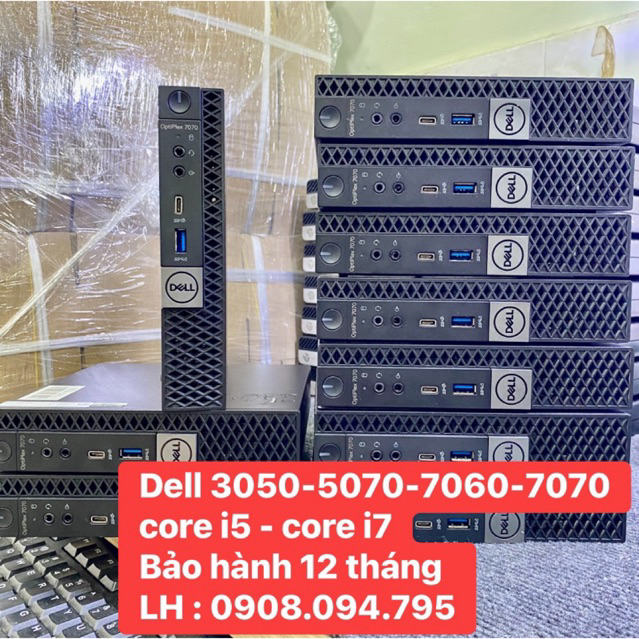 Máy vi tính bàn ,máy bộ dell 3050,i7 6700T,i5 6500T, i5 7500T,i3 7100T, Ram 16G,nvme 256gb