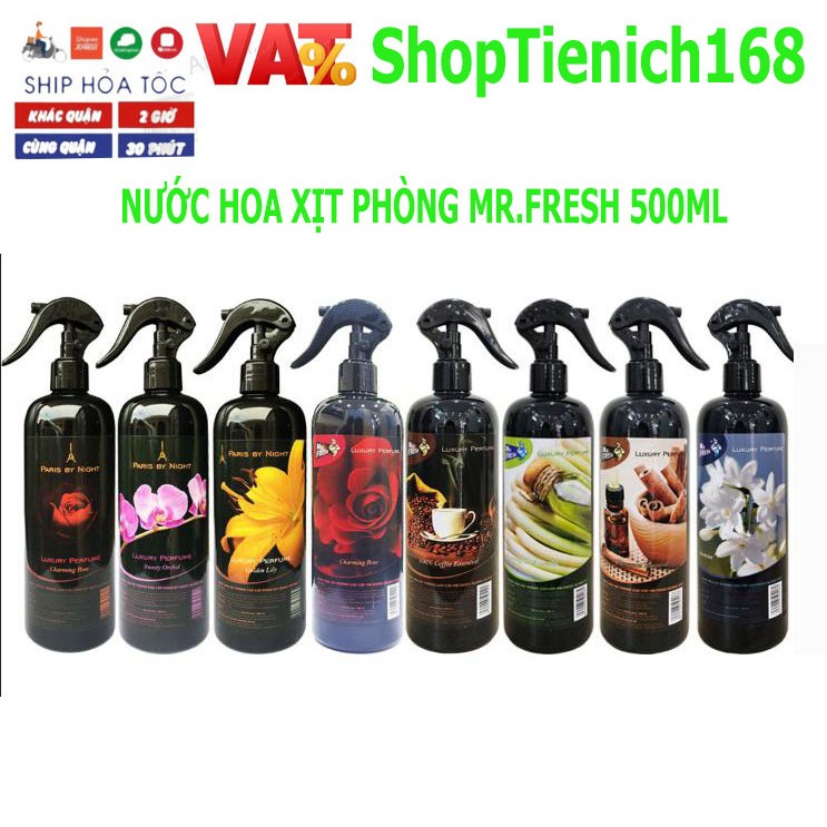 Nước hoa xịt phòng KHỬ MÙI Mr.fresh 500ml Hương nHÀI