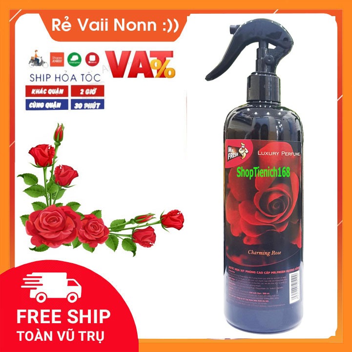 Nước hoa xịt phòng KHỬ MÙI Mr.fresh 500ml Hương nHÀI