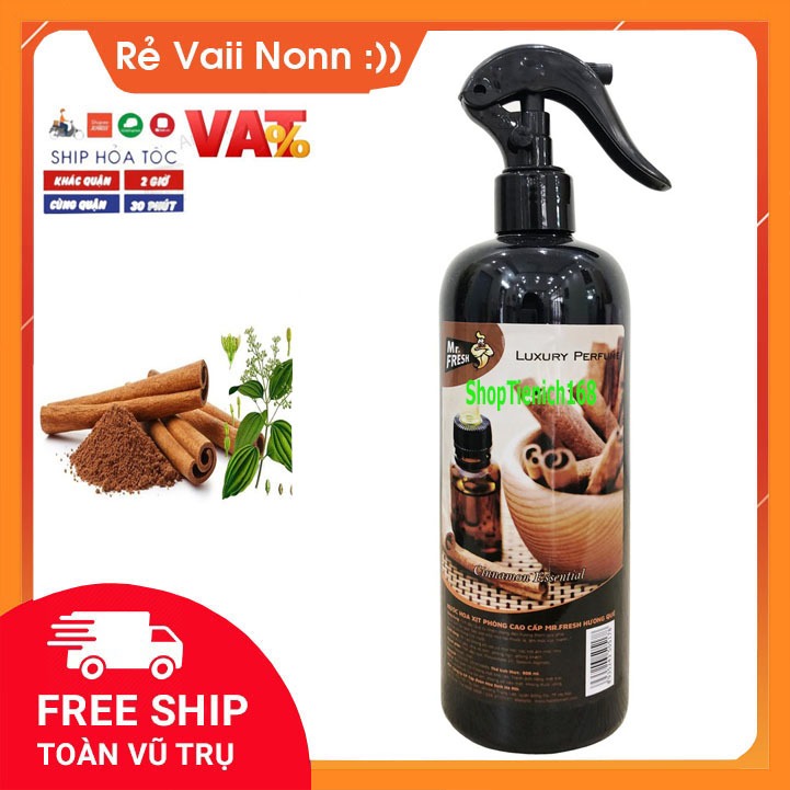 Nước hoa xịt phòng KHỬ MÙI Mr.fresh 500ml Hương nHÀI