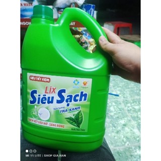 Nước rửa chén bát Siêu sạch Lix trà xanh