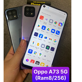 Điện thoại OPPO A73 5G Ram 8/256G zin đẹp, màn 6.5inchChiến Game mượt , Chip Snapdragon 662