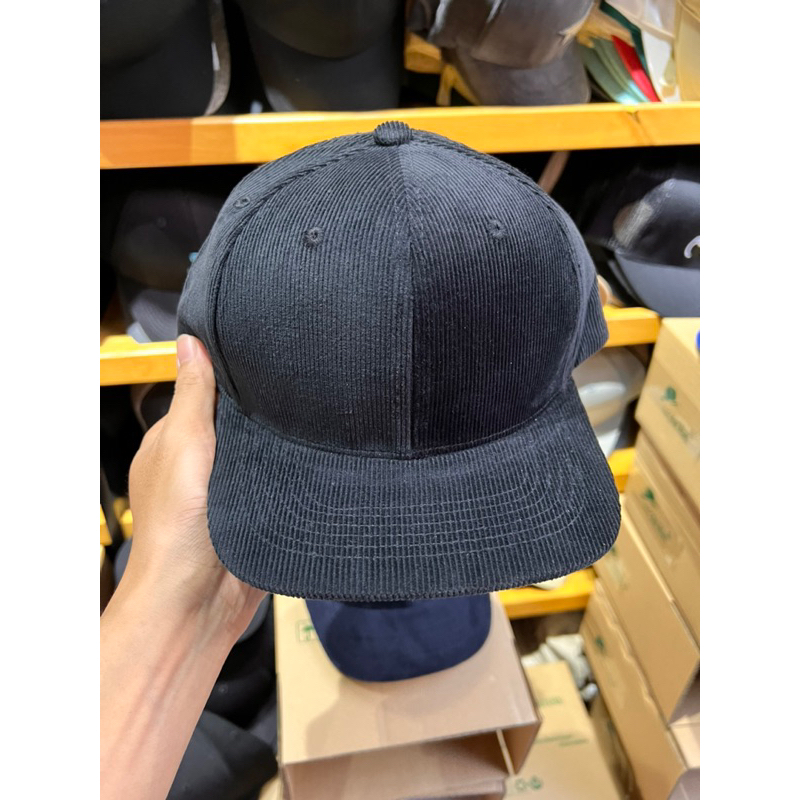 Nón snapback vải nhung chất lượng cao - fom sâu đầu quai cài nút