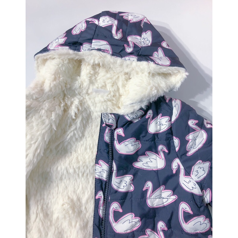 Áo khoác phao lót lông dư xịn cho bé
