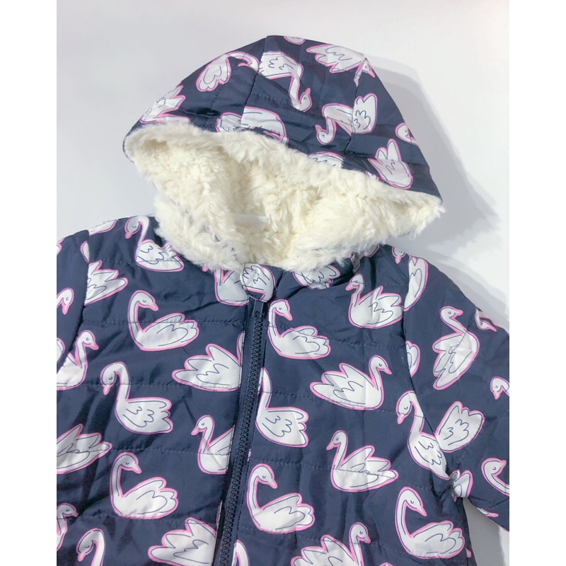 Áo khoác phao lót lông dư xịn cho bé