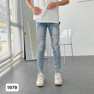 Quần jean nam XuBi chất đẹp màu sáng ( có size 34 )