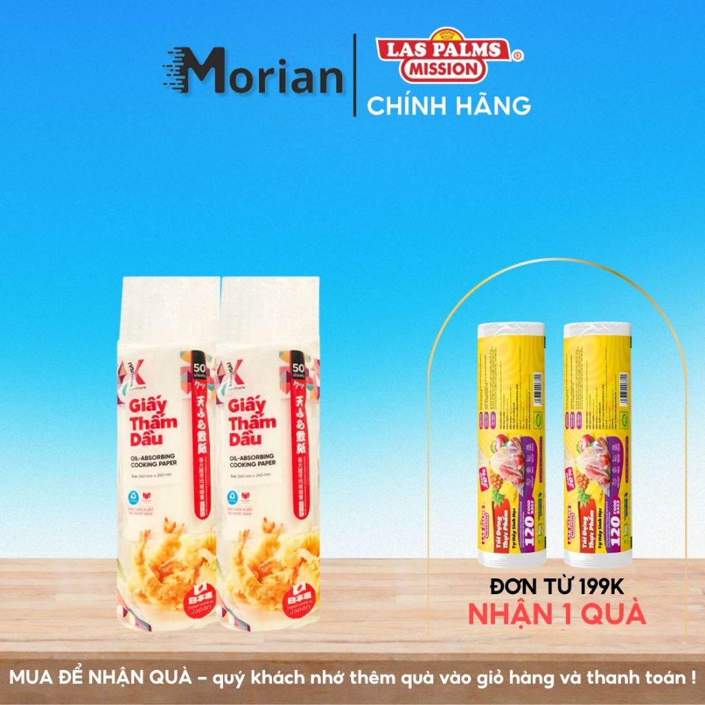 Giấy thấm dầu ăn Kokusai thấm hút dầu mỡ cho món chiên rán món canh và dùng để lọc dầu ăn KS50