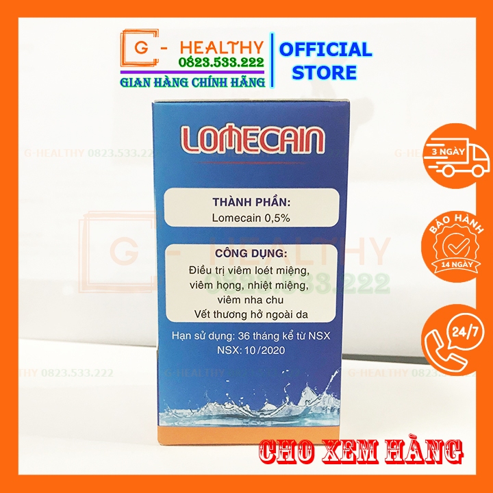 Nhiệt Miệng Bạch Mai Lomecain Lọ 500 Viên - Hàng Nội Bộ