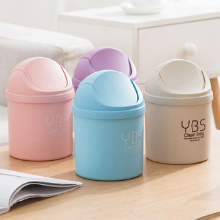 Thùng rác mini để bàn kèm sticker siêu tiện lợi