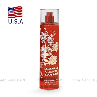 Chính hãng Mỹ | Xịt thơm toàn thân Japanese Cherry Blossom - Bath And Body Works 259ml