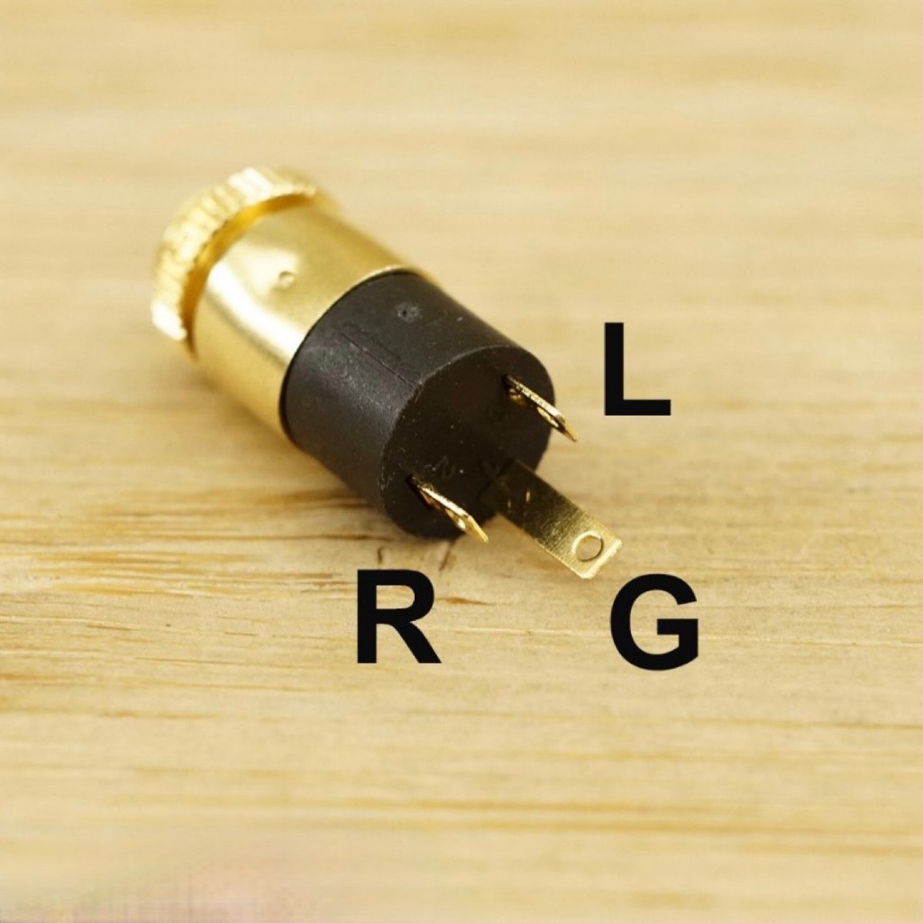 Jack cái 3.5mm 2 màu Vàng, Bạc chất lượng