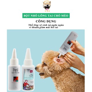 Bột nhổ lông tai cho chó mèo